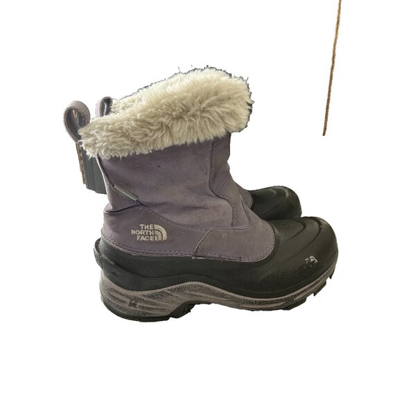 NORTH FACE WINTER BOOTS 400 GRAM Size US 4 Insulation Youth Girls Purple/Black - Picture 2 of 16